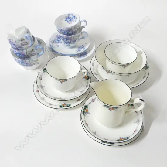 2 PART SHELLEY TEASETS