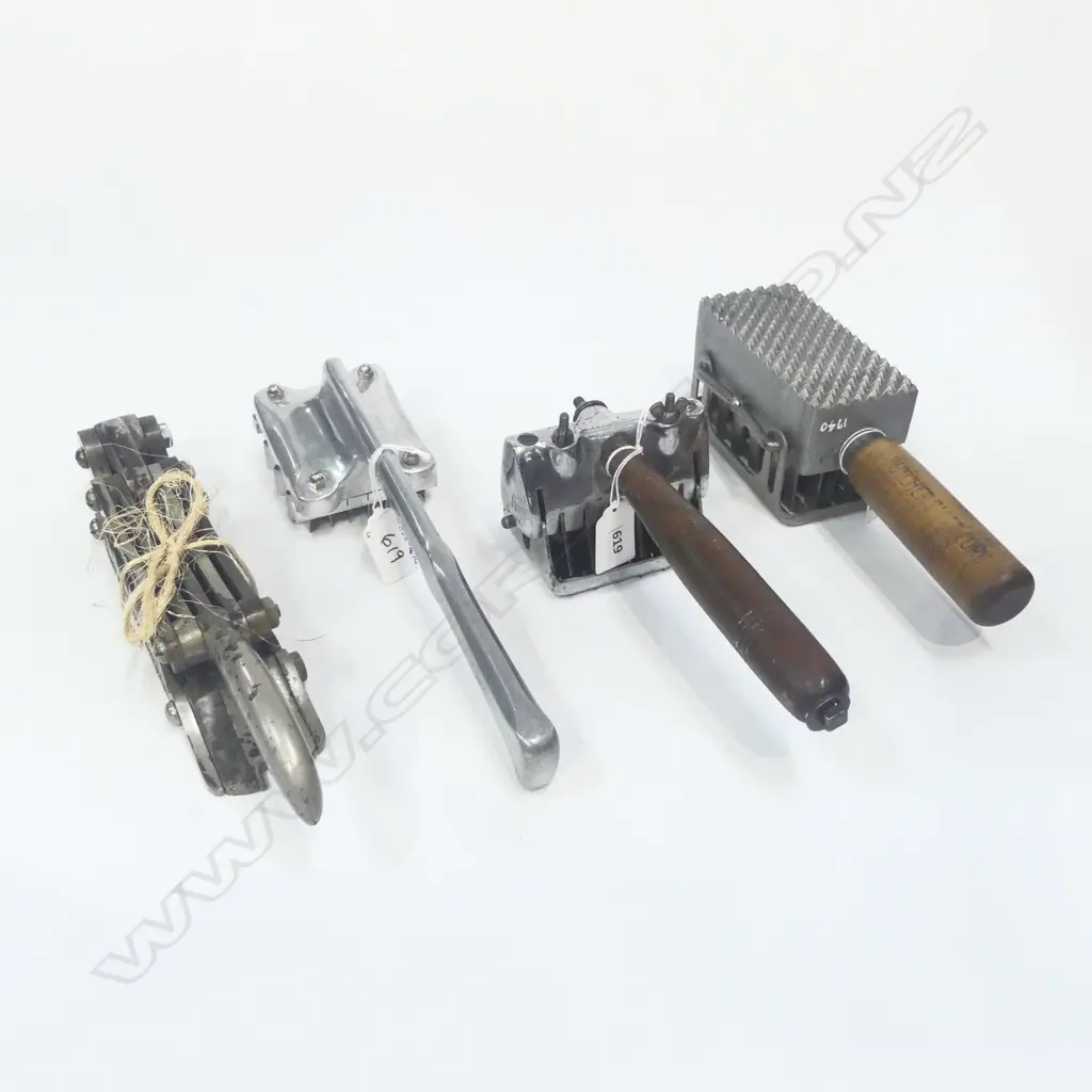 (2000/ 1940/1017/1017) FOUR VINTAGE TENDERIZERS, LARGEST L.290mm Image 1++