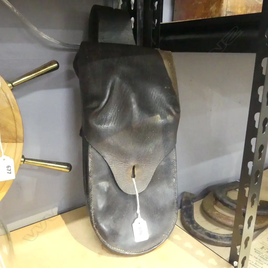 WWI BRITISH ARMY BICYCLE SADDLE BAG Image 1++