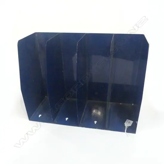 BLUE METAL FILES SHELF H.400mm