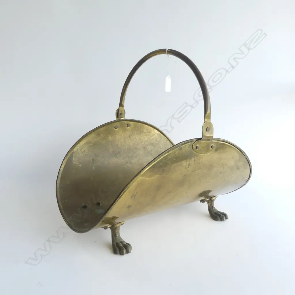 BRASS FIRE LOG HOLDER W.435mm Image 1++