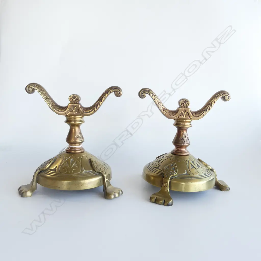 PR BRASS FIRE DOGS Image 1++