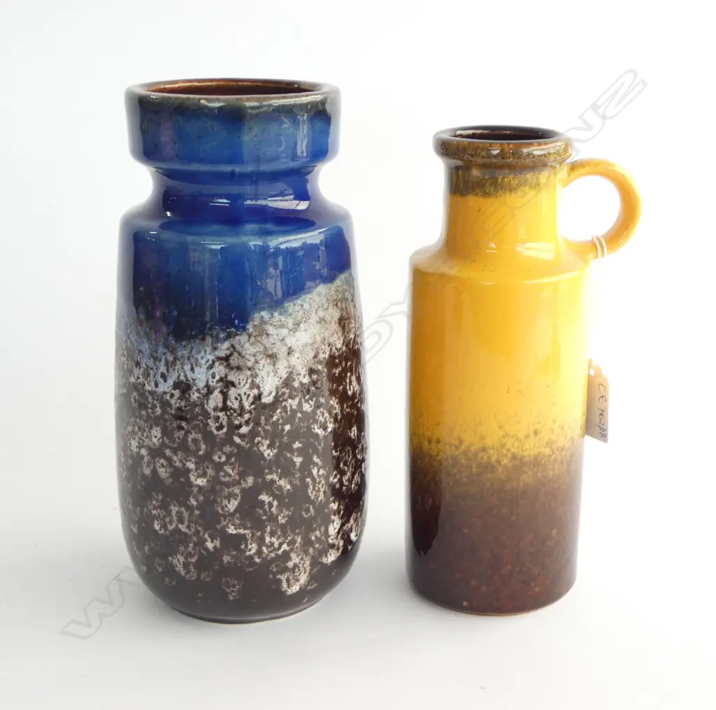 2 RETRO GERMAN VASES H.220mm Image 1++