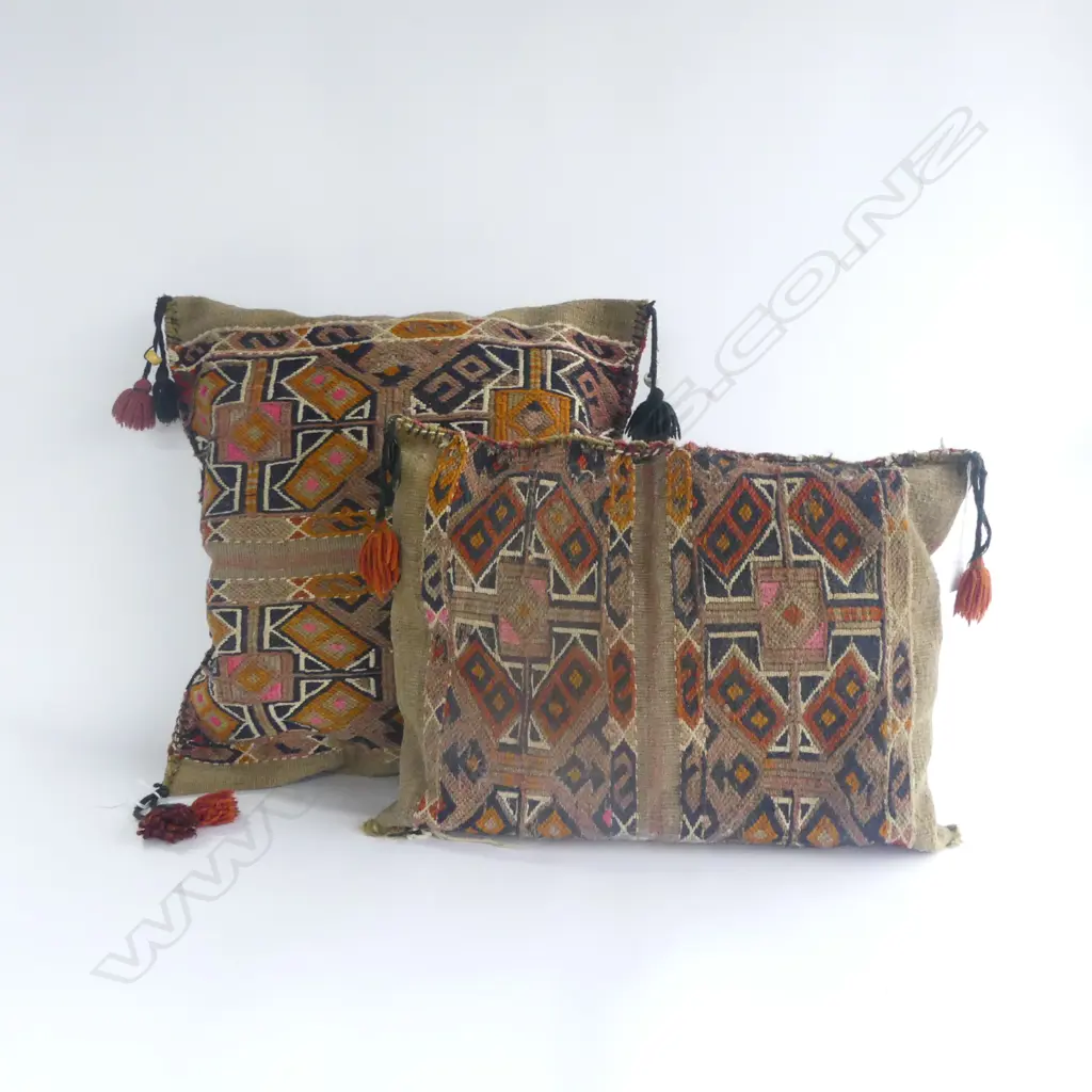 TWO ANTIQUE KILIM CUSHIONS Image 1++