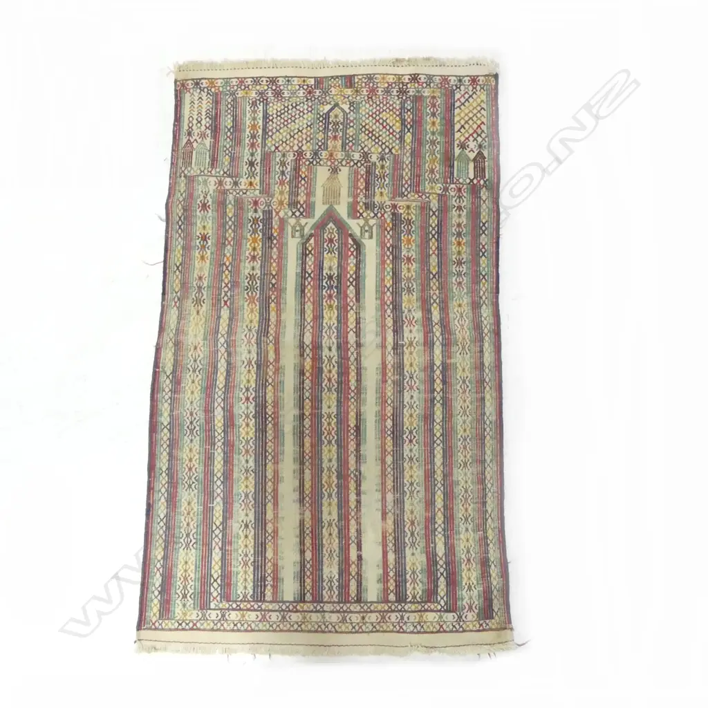 FINELY KNOTTED KELIM PRAYER RUG L1130 W750MM Image 1++