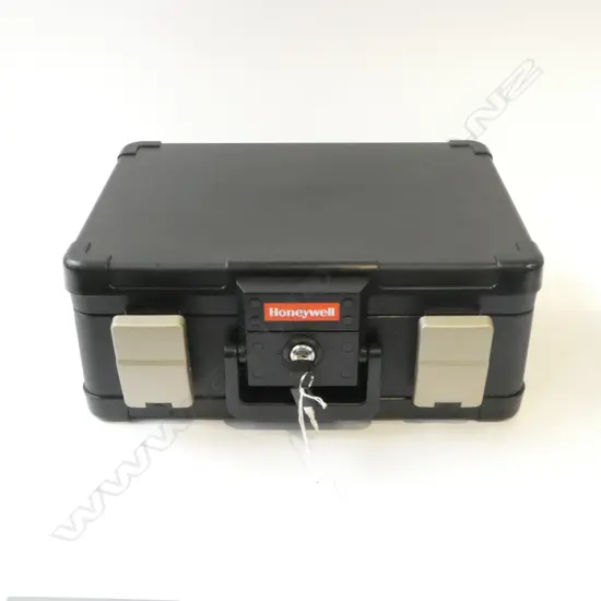 GOOD HONEYWELL FIREPROOF LOCK-BOX 395x290x160mm