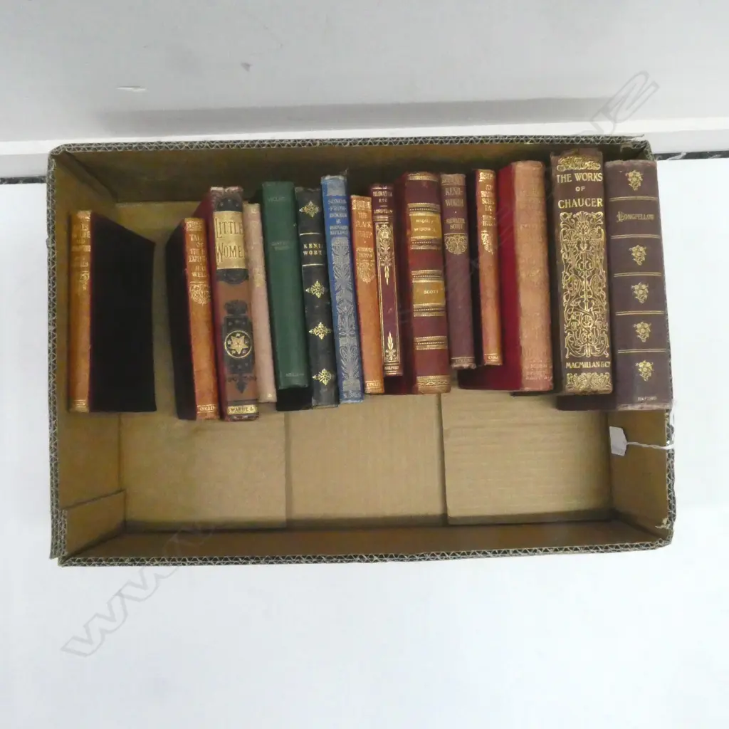 SMALL BOX  15 VINTAGE BOOKS POETICAL ETC Image 1++
