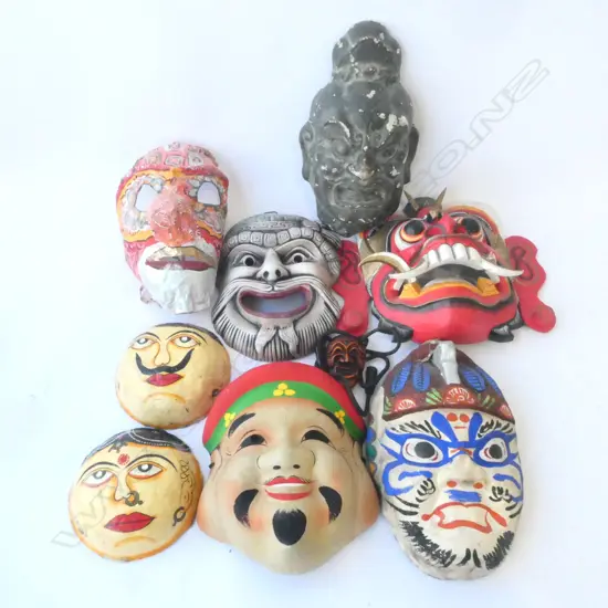9 DECORATIVE MASKS 