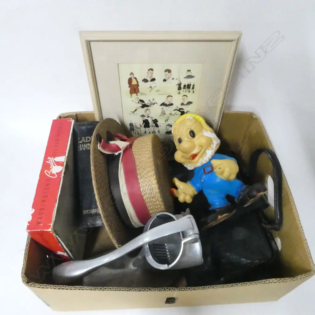 'SOME FLEETING IMPRESSIONS OF THE NEW ZEALANDERS', VINTAGE W. GERMAN JUICER, PUZZLE, etc Image 1++