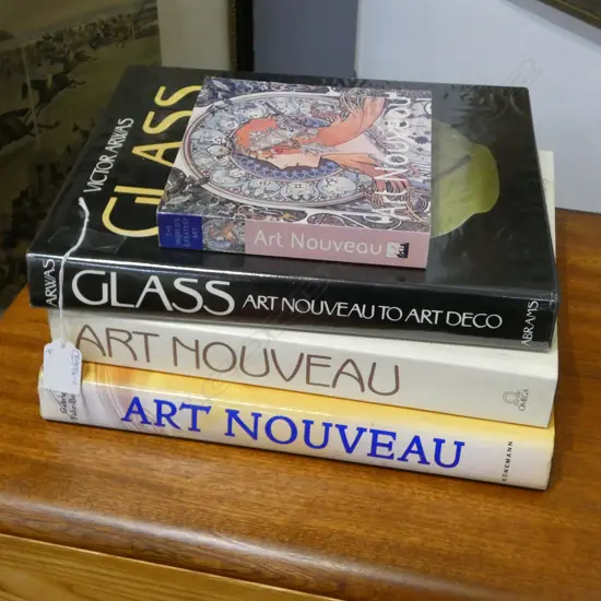 4 ART NOUVEAU REFERENCE VOLUMES