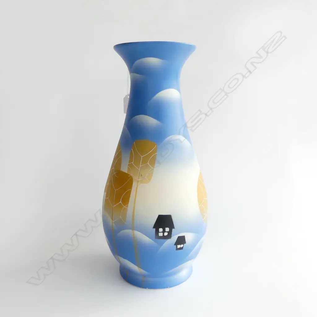 BLUE JAPANESE VASE H.405mm Image 1++