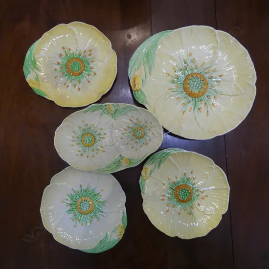 5 PCES.  CARLTON WARE 'BUTTERCUP' CHINA