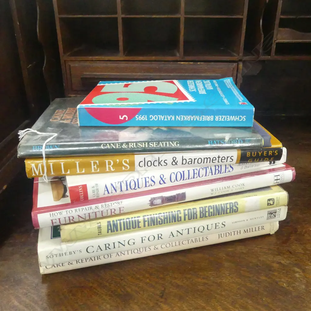 8 ASST. ANTIQUE & FURNITURE RESTORATION BOOKS Image 1++