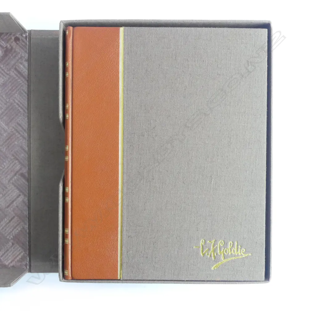 CASED BOOK; C. F. GOLDIE HIS LIFE & PAINTINGS BY ALISTAIR TAYLOR 400x325mm Image 1++