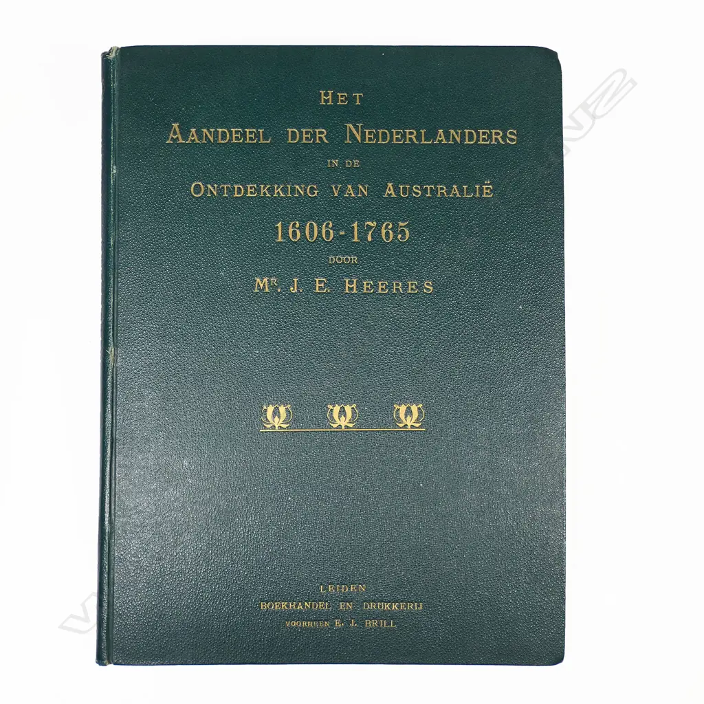 JJ HEERES 'THE PART BORNE BY THE DUTCH IN THE DISCOVERY OF AUSTRALIA', LUZAC & Co, LONDON 1899, 2 FOLDING MAPS Image 1++