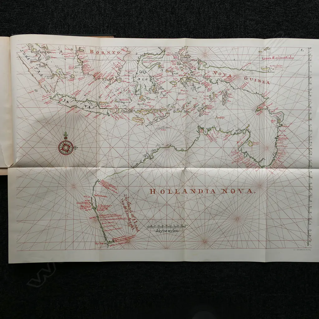 JJ HEERES 'THE PART BORNE BY THE DUTCH IN THE DISCOVERY OF AUSTRALIA', LUZAC & Co, LONDON 1899, 2 FOLDING MAPS Image 1++