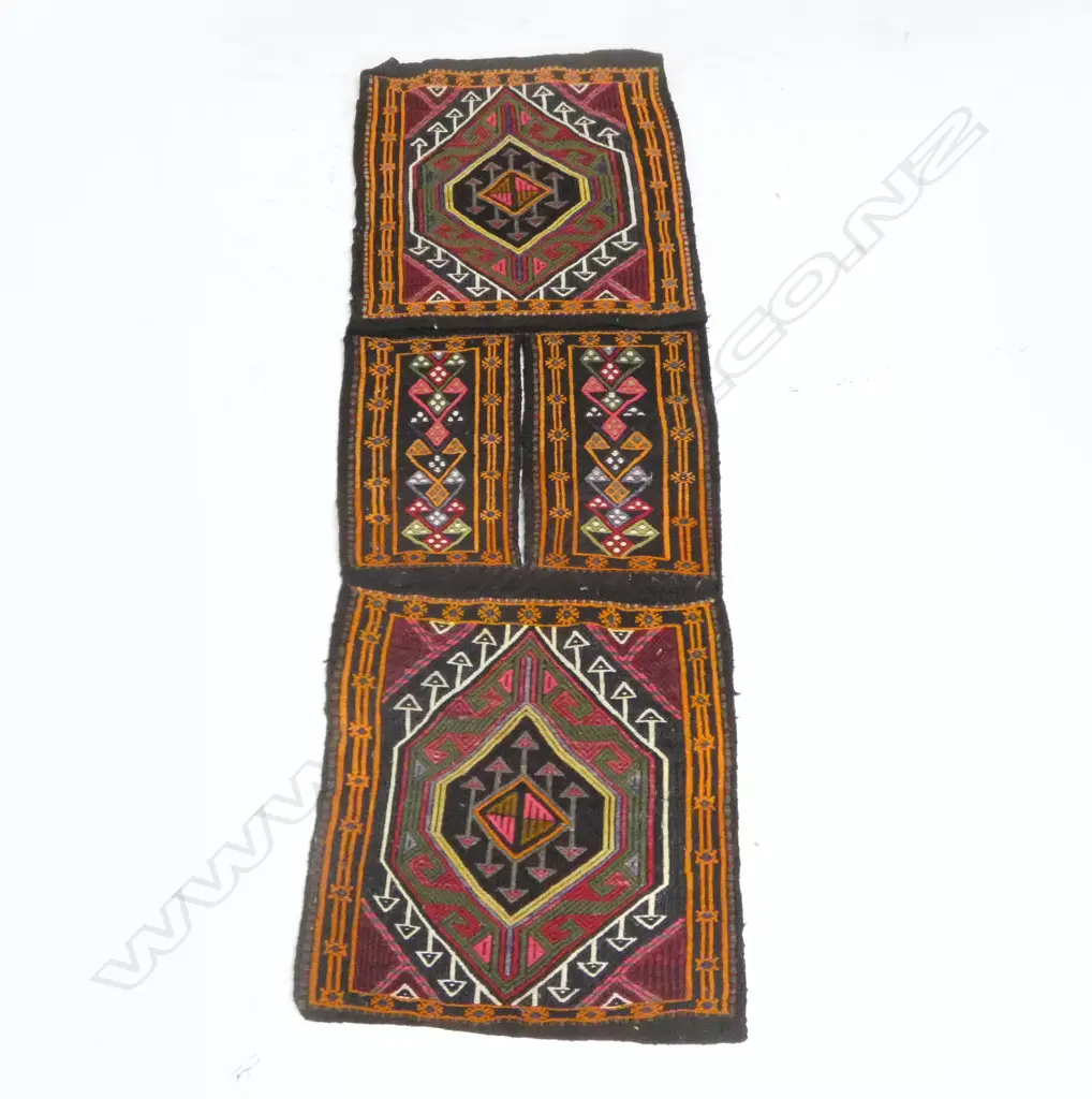 PR PERSIAN HAND KNOTTED SADDLE BAGS L1490 W510MM Image 1++