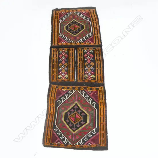 PR PERSIAN HAND KNOTTED SADDLE BAGS L1490 W510MM