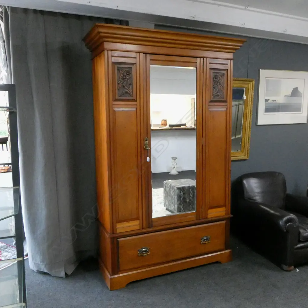 19thC KAURI WARDROBE 1440x565x2140mm Image 1++