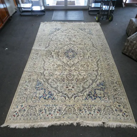 LG NAIN WOOL ON COTTON RUG w. SILK HIGHLIGHTS 3300x2050mm