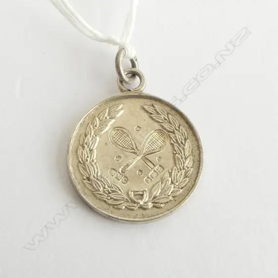 STG SILVER 1925 TRANSKI T.C. MIXED DOUBLES AWARD PENDANT TW 6.8gm