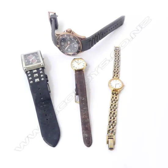 4 LADIES WRISTWATCHES, LONGINES, SEIKO, CHRISTINA AUDIGIER & ICE