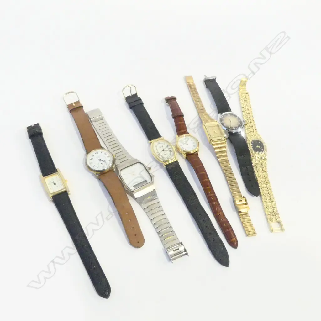  COLLECTION OF 8 WRIST WATCHES  Image 1++