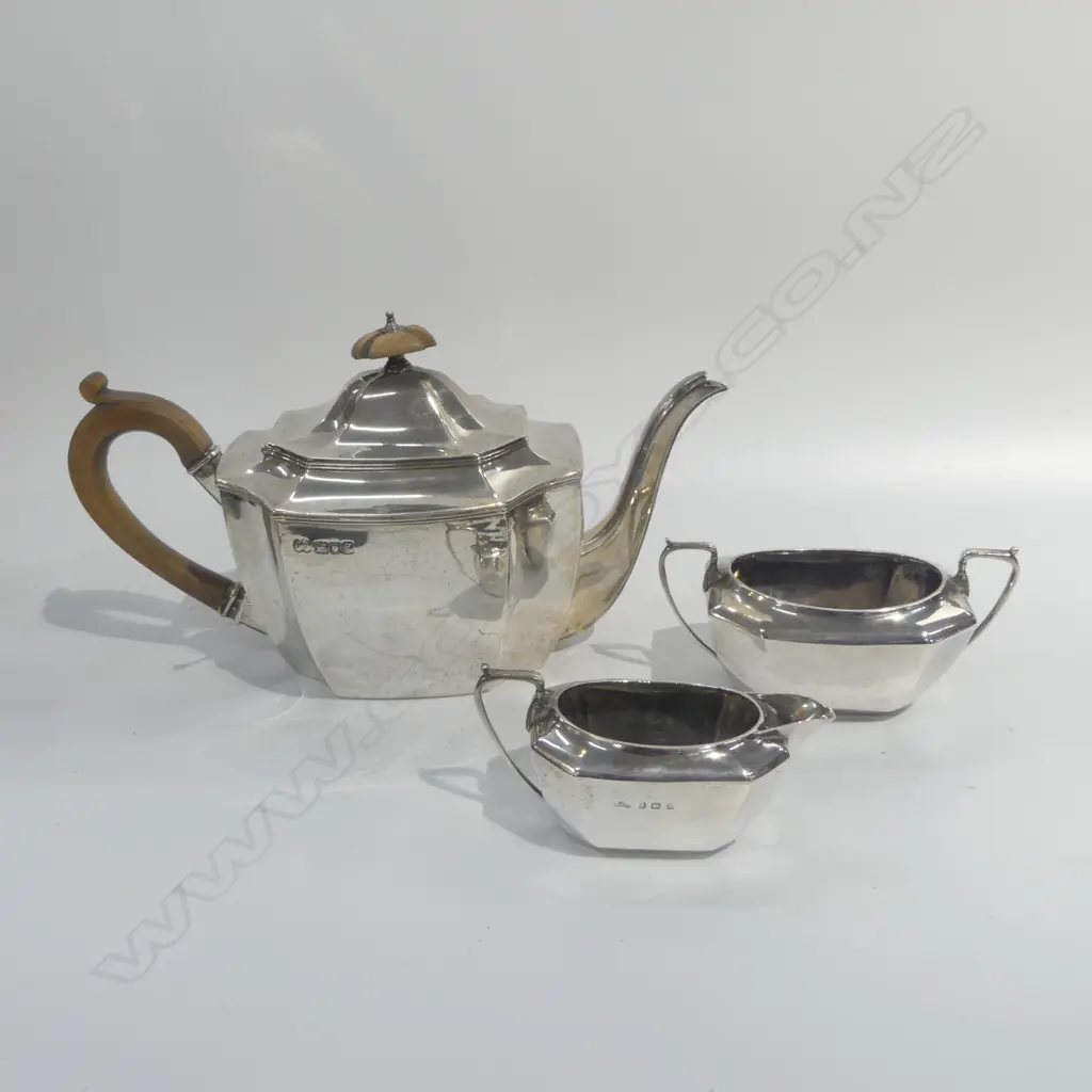 S/SILVER 3PC TEASET 742GMS Image 1++