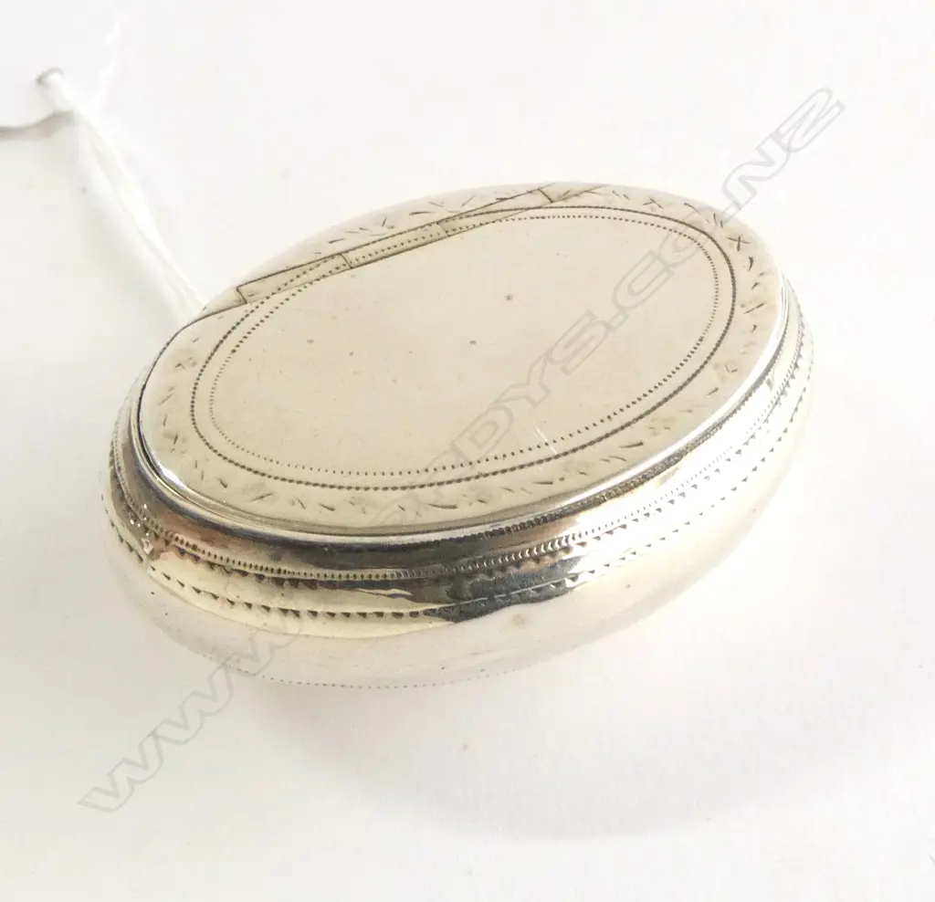 BIRMINGHAM SILVER SNUFF BOX 22.84gm Image 1++