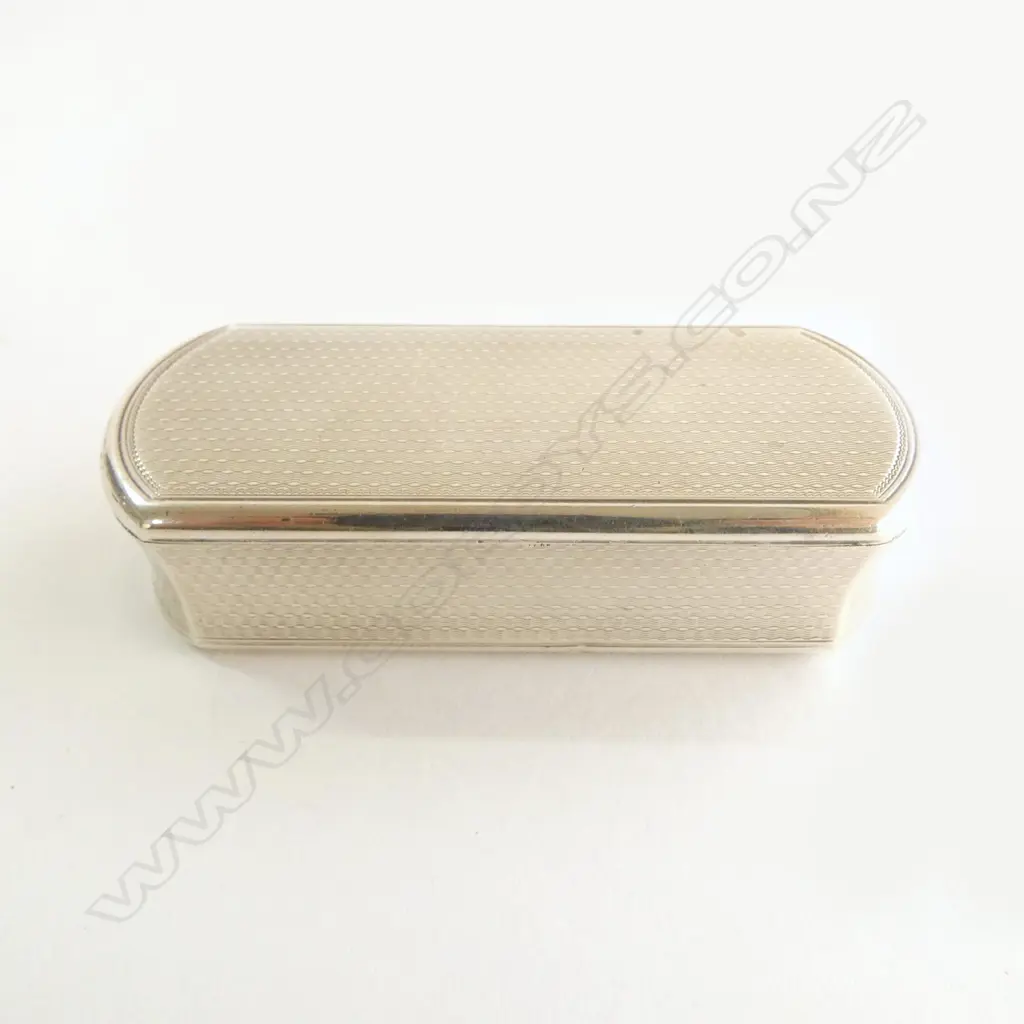 SILVER SNUFF BOX LONDON 1829 102gm Image 1++