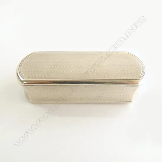 SILVER SNUFF BOX LONDON 1829 102gm