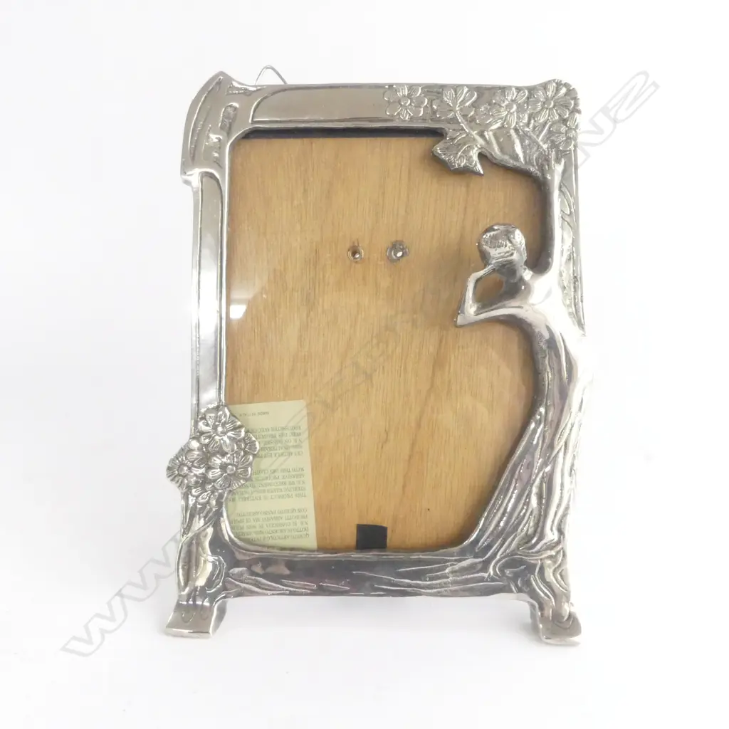 SILVER PLATE ART NOUVEAU STYLE PHOTO FRAME 170 x 230mm Image 1++