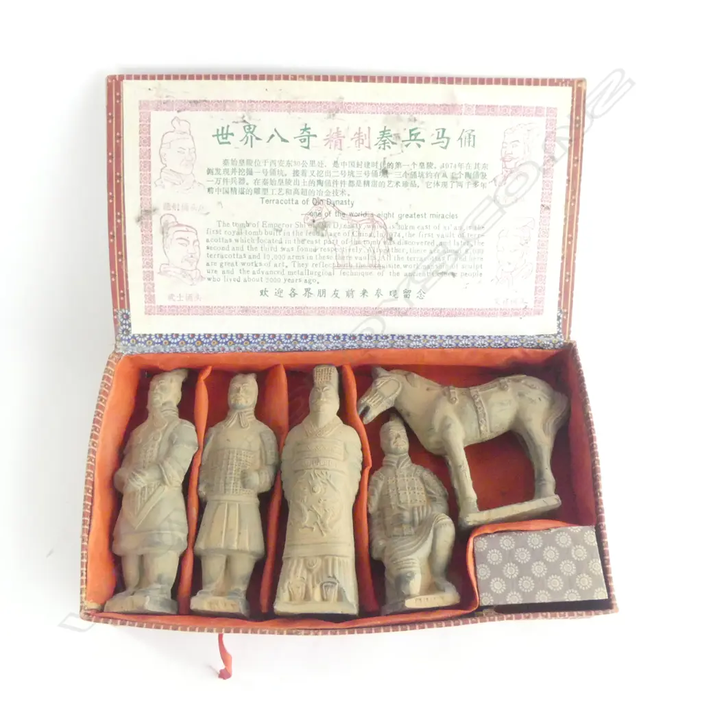 VINTAGE COPIES TERRACOTTA WARRIORS from the TOMB EMPEROR QIN SHI HUANG Image 1++