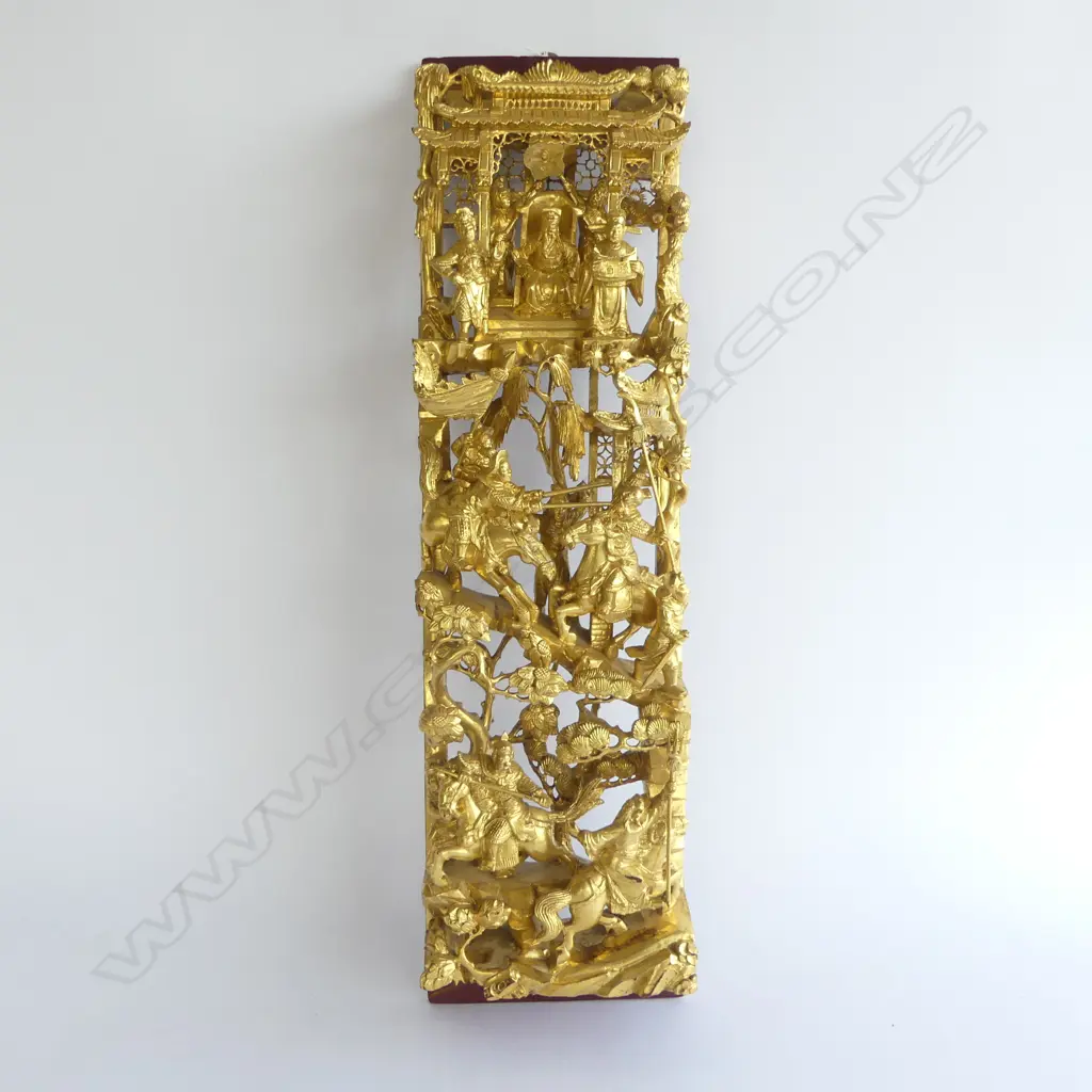GILT CHINESE CHAOZHOU PANEL L.635mm Image 1++