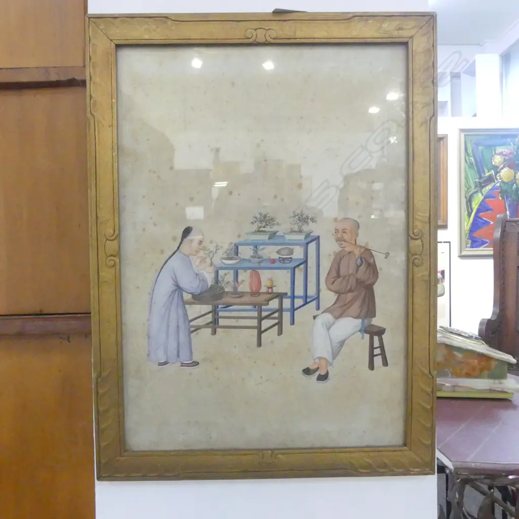 CHINESE PITH W/C 345x245mm (FOXING) Image 1++