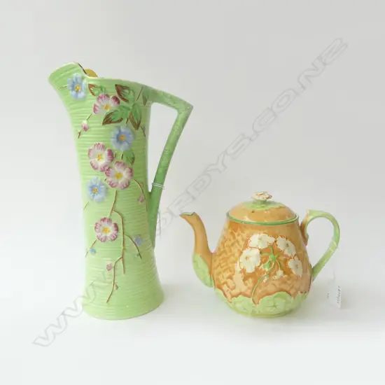 R/WINTON TEAPOT & MALING CHINA JUG H300MM