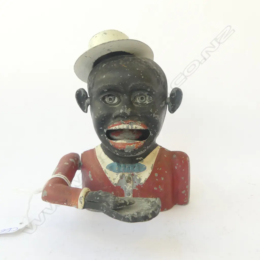 VINTAGE ALUMINIUM MONEY BOX Image 1++