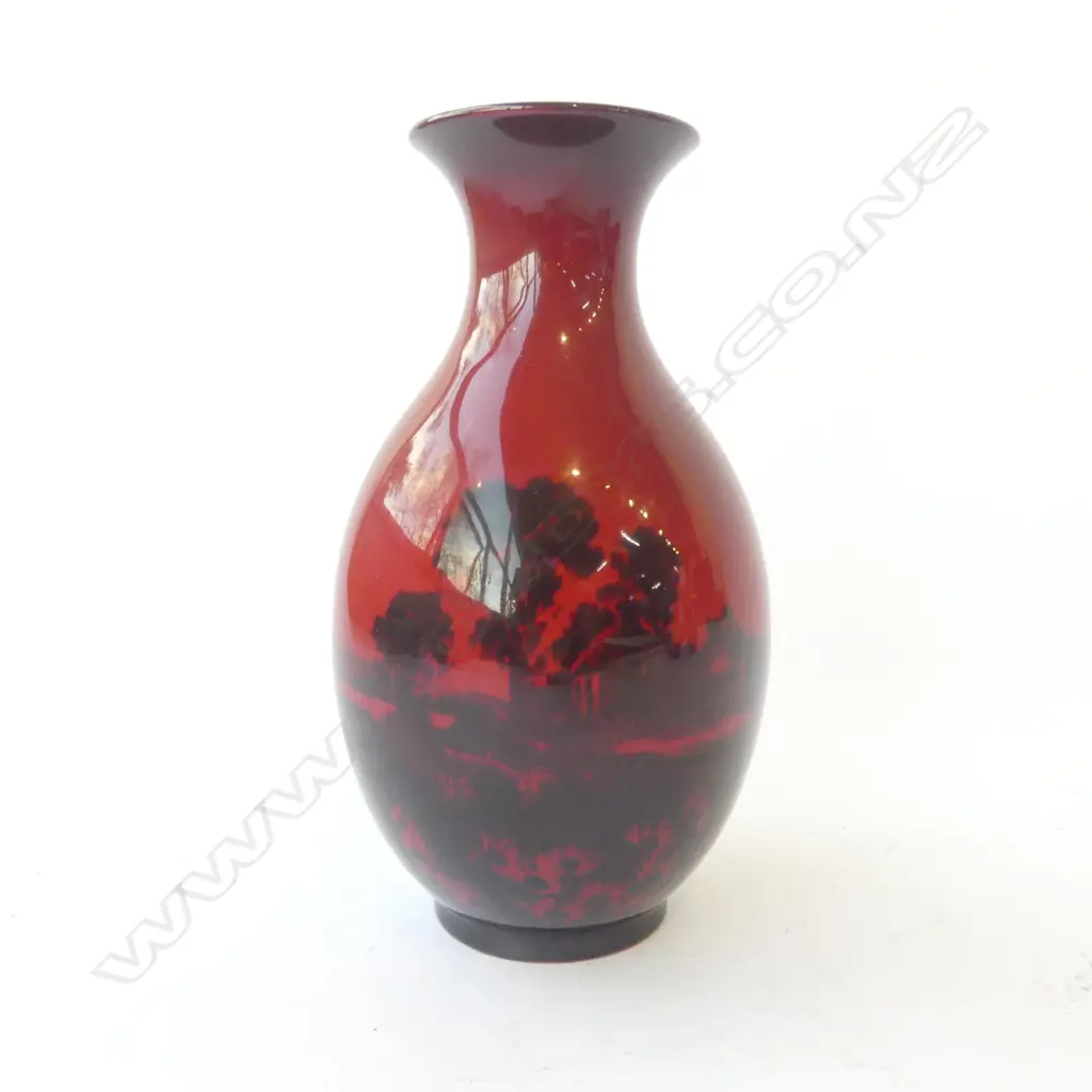 ROYAL DOULTON FLAMBE VASE H.180mm Image 1++