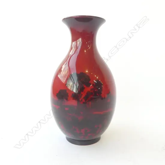 ROYAL DOULTON FLAMBE VASE H.180mm