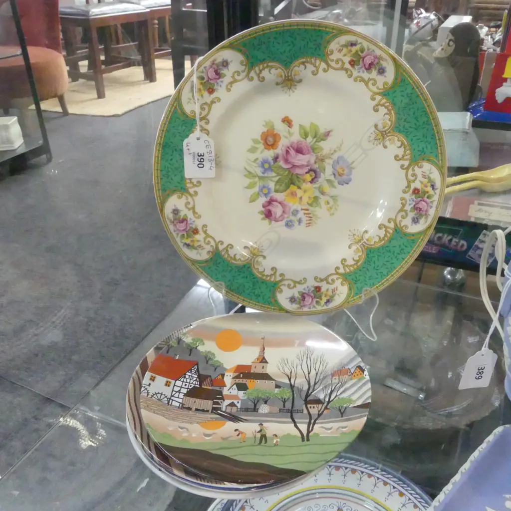 4 POOLE DISHES Dia.150mm + MYOTT STAFFORDSHIRE PLATE  Image 1++