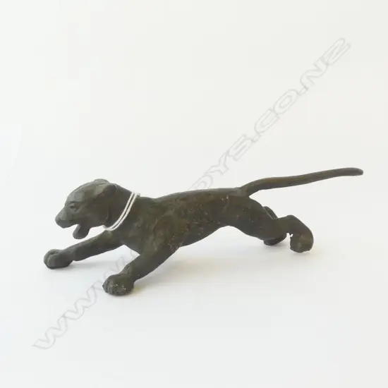 HEAVY BRONZE TIGER ? ORNAMENT L.200mm