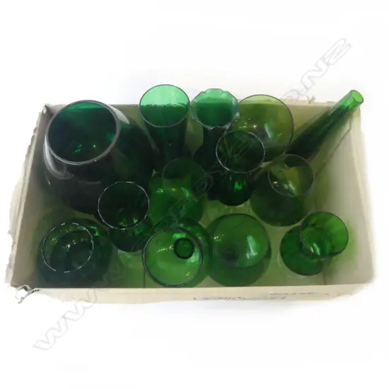 ASST. GREEN ART GLASS 