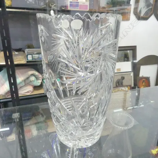 CRYSTAL VASE H.250mm