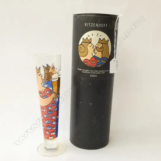 RITZENHOFF BEER GLASS/VASE IN BOX H.250mm