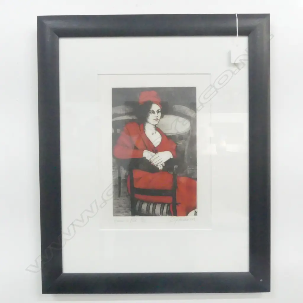 GLENDA RANDERSON, WOMEN IN RED, PRINT Ed. 28/35, 305x220mm Image 1++