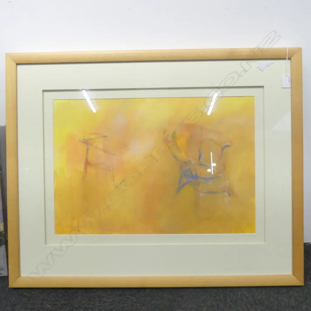 JOAN FEAR ABSTRACT WATER COLOUR 380 x 530mm Image 1++