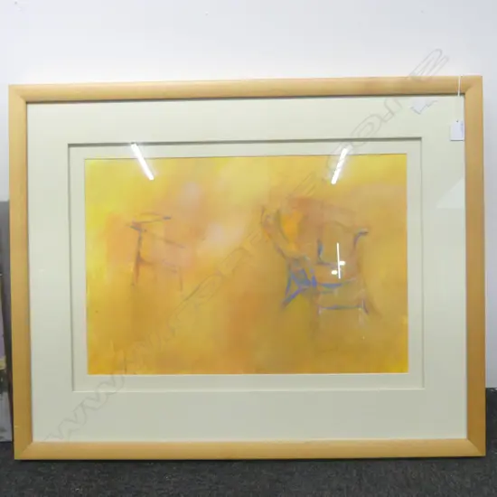 JOAN FEAR ABSTRACT WATER COLOUR 380 x 530mm