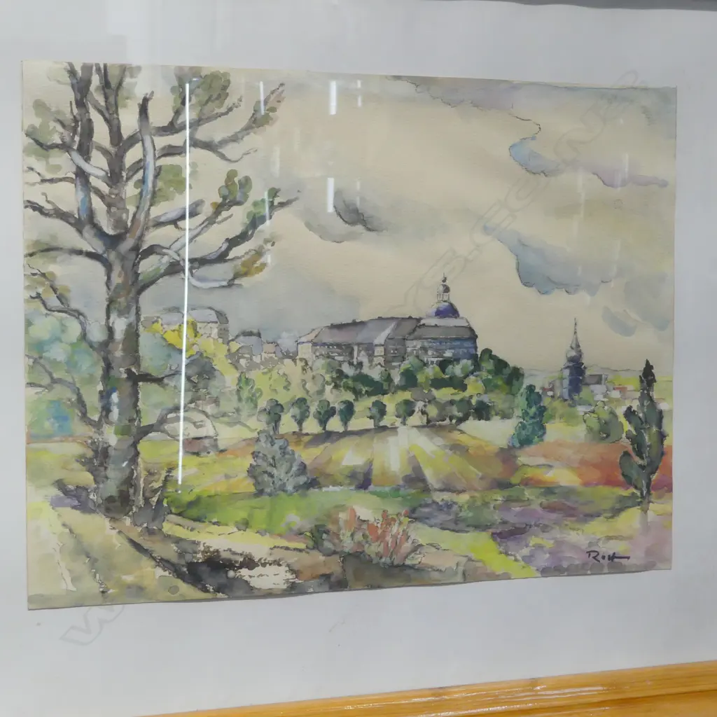 FRAMED LANDSCAPE W/C , SIGNED, 350 X 480mm Image 1++