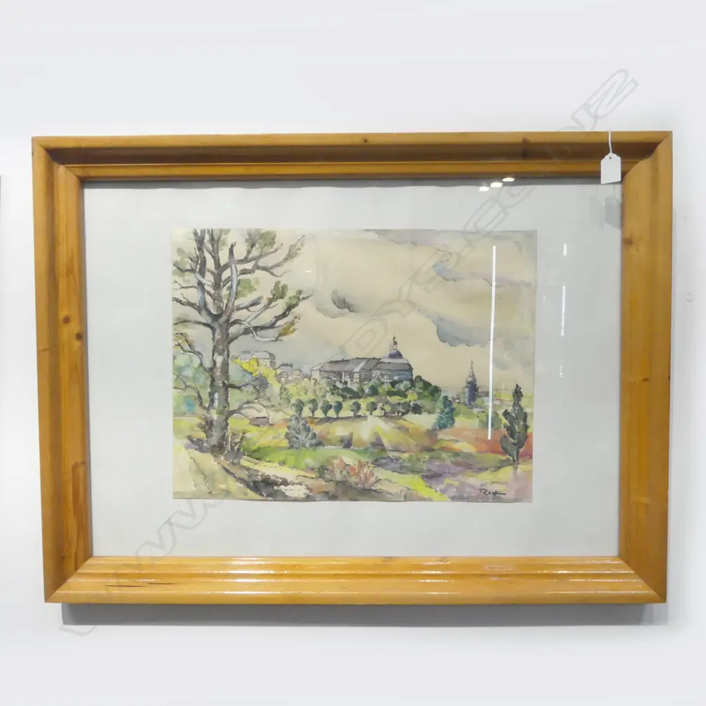 FRAMED LANDSCAPE W/C , SIGNED, 350 X 480mm Image 1++