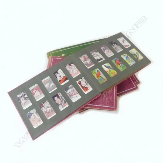 6 CIGARETTE CARD ALBUMS